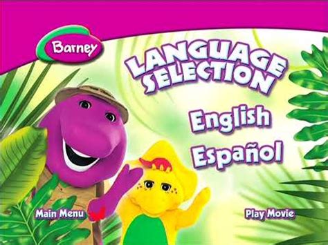 Barney's Jungle Friends DVD Menu - YouTube