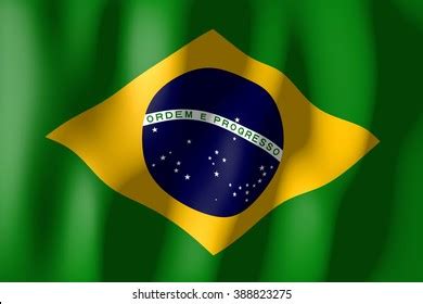 D Weaving Flag Concept Brazil Shutterstock