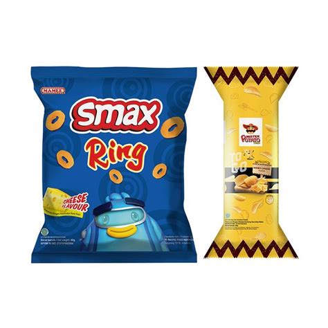 Jual Smax Ring Keju X Mister Potato Crisps To Go Keju Di Seller Mamee