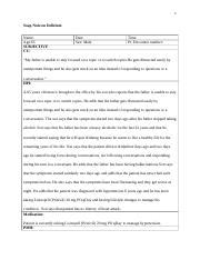 12 NSG6440 Docx 1 Soap Note On Delirium Name Age 65 SUBJECTIVE CC Date Sex Male Time Pt