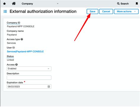 Reset Access Dates For Sage Intacct Console Access Paystand Help Center