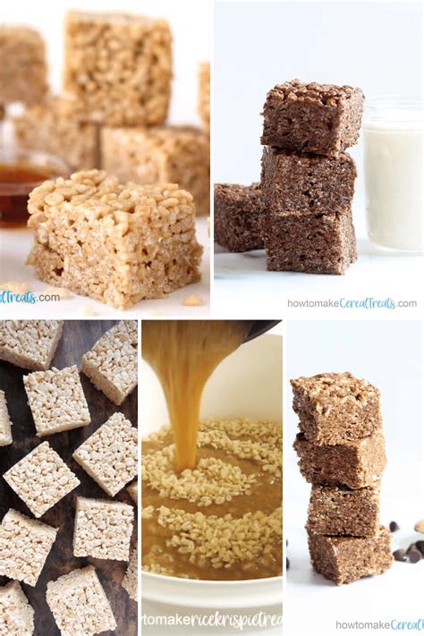 40+ CREATIVE and EASY Rice Krispie Treats variations