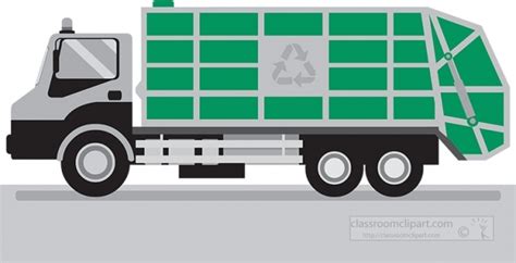 Blue Garbage Truck Clip Art