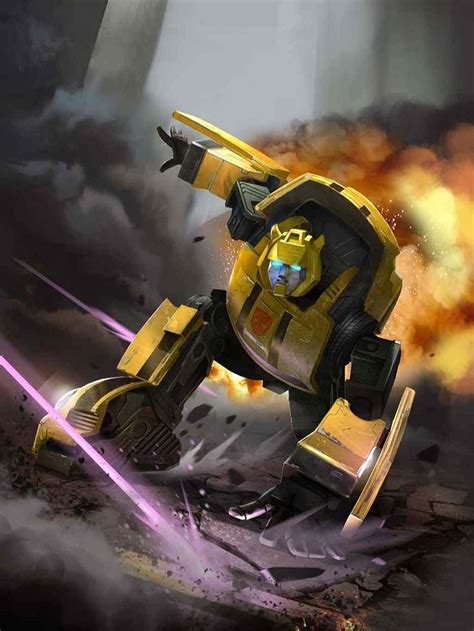 Autobot Bumblebee Artwork From Transformers Legends Game Transformers