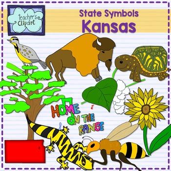 Kansas State Symbols Clip Art By Teach Simple