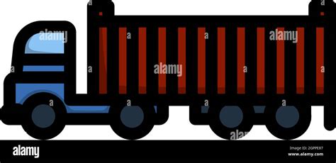 Conteneur Et Camion Banque D Images Vectorielles Alamy