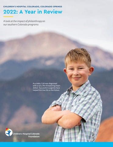 2013 Philanthropy Report of Children's Hospital Colorado Foundation by ...