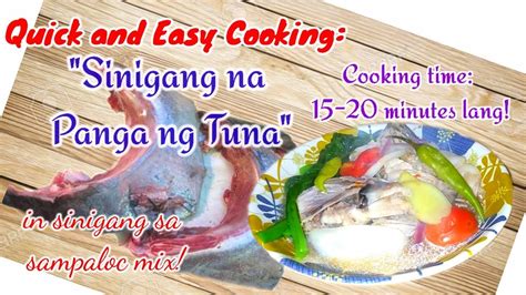 Sinigang Na Panga Ng Tuna In Tamarind Sampaloc Mix YouTube