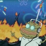 spongebob fire Meme Generator - Imgflip