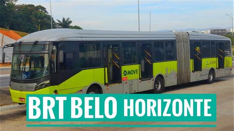 Movimenta O Intensa De Nibus Nos Corredores Do Brt Move Em Belo