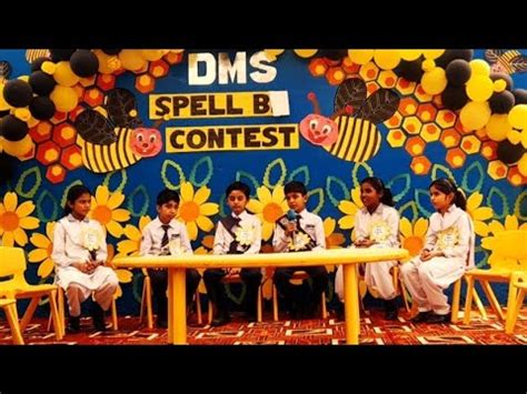 Spell Bee Contest Class Three Blue Danish Montessori School