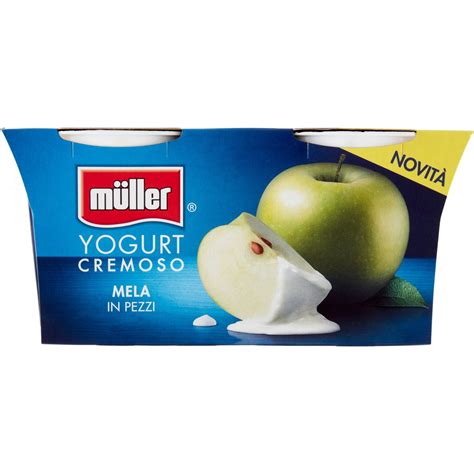 Yogurt Cremoso Intero Con Mela In Pezzi MULLER 2 X 125 G Coop Shop