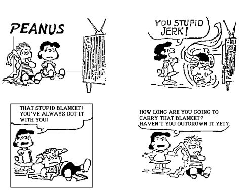 Post 322222 Comic Linus Van Pelt Lucy Van Pelt Peanuts