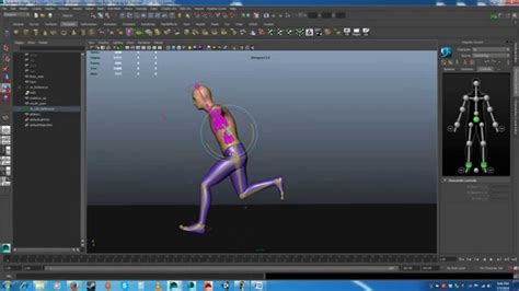 Animating Run Cycle In Maya Humanik Youtube