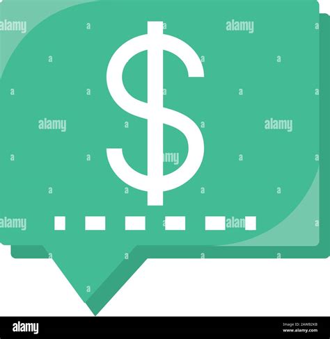 Speech Bubble Money Business Finance Vector Illustration Stock Vector