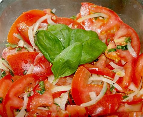 Tomatensalat Auf Italienische Art Rezept Mit Bild Chefkoch De