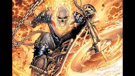 A History Of Comic Heroes Ghost Rider Johnny Blaze YouTube