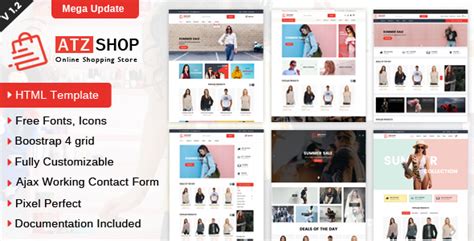 ATZ Shop - Online Shopping Store HTML Template by Az_Template | ThemeForest