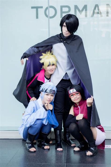 Pin De Hahahaha Em Boruto Cosplay Cosplays Sarada Uchiha Anime