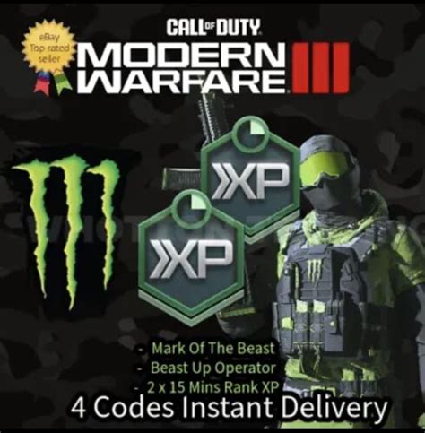 Call Of Duty Modern Warfare III MW3 Beast Up Operator Skin Mark Of