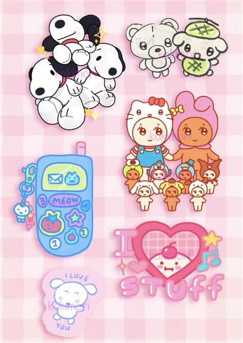 Pin By Bao Ge On Bao Design In Cute Art Cute Stickers Print