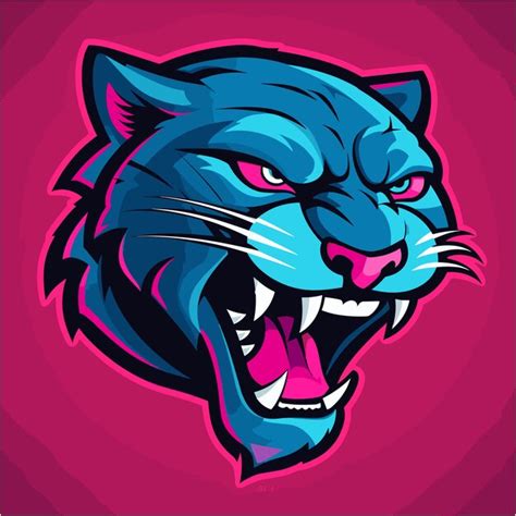 Premium Vector Vector Panther Mascot Esport Gaming Logo Vector