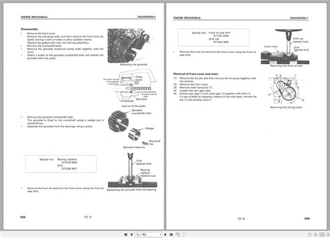 Komatsu Fg Gasoline Engine H Shop Manual H Za Zb Be Pdf