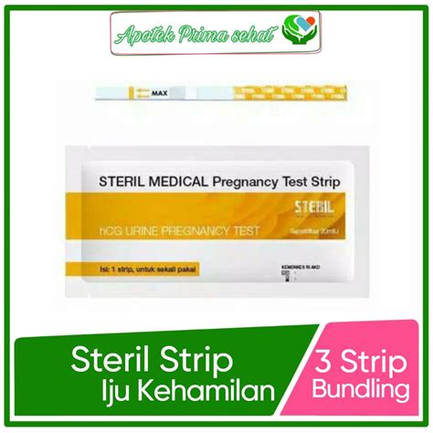 Jual Steril Test Pack Tes Uji Kehamilan Strip Shopee Indonesia