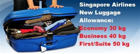 Singapore Airlines Ups The Checked Luggage Allowance To Match Emirates