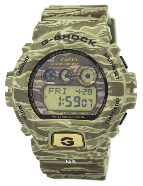 Casio G Shock Camouflage Illuminateur Monde Temps 200M GD X6900TC 5