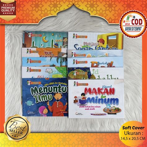 Jual Buku Anak Islami Serial Seri Adab Anak Shalih Sholih Full Color