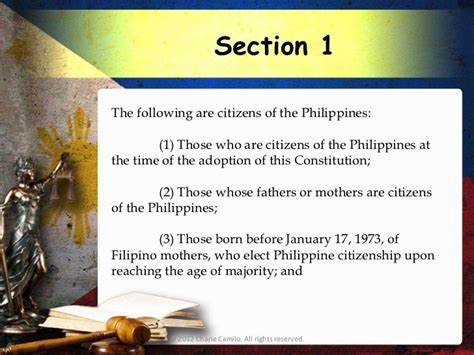 Philippine Constitution 1987 (Article 4)