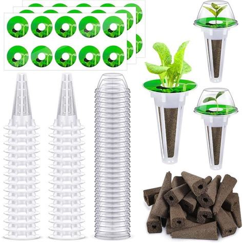 Pot De Germination Kit De Dosettes Hydroponiques 48 Pcs Panier De