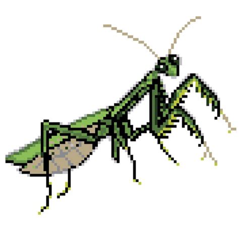 Premium Vector Pixel Art Insect