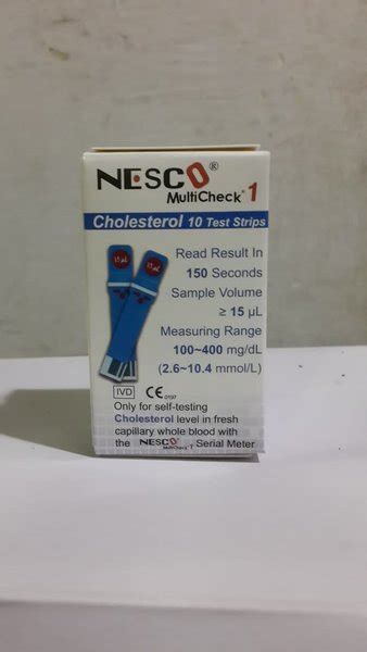 Jual Nesco Strip Cholesterol Kolestrol Kolesterol Di Lapak Esito Mart