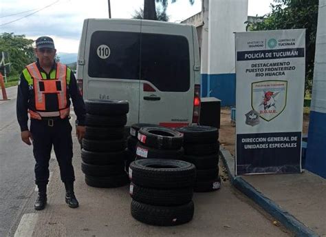 Operativo Lapacho En controles fronterizos secuestran 25 neumáticos