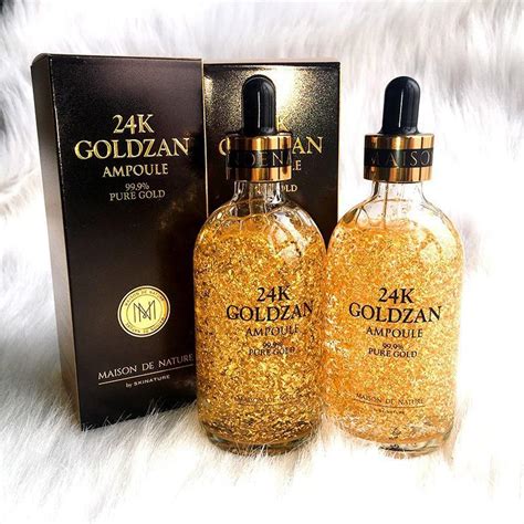 Goldzan Ampoule K Whitening Gold Serum Korean Pure Gold Lazada