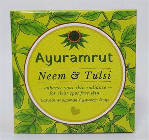 Ayuramrut Neem Tulsi Herbal Soap At Rs Box Neem Tulsi Soap In