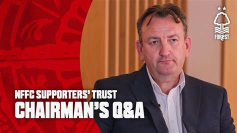 Supporters Trust Qanda With Nottingham Forest Chairman Nicholas Randall