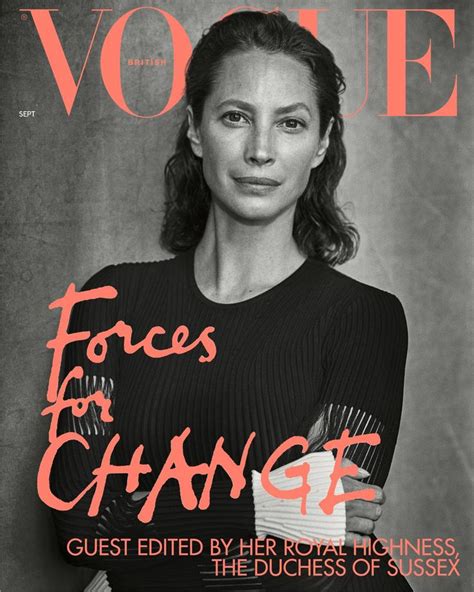 Christy Turlington Throughout The Years In Vogue Christy Turlington