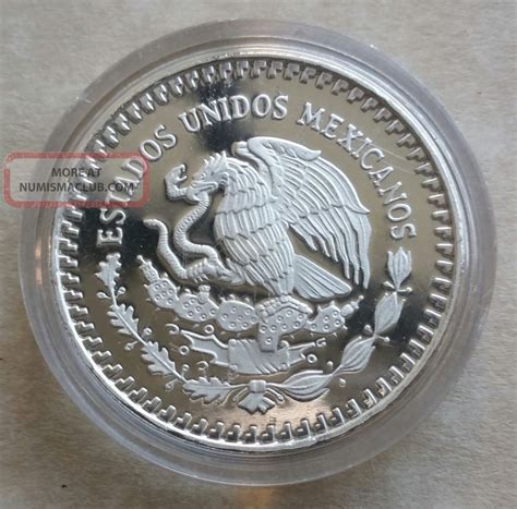 Mexico Onza Plata Pura Oz Silver Proof