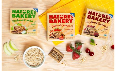 Natures Bakery Oatmeal Crumble Bars 2019 05 29 Snack Food