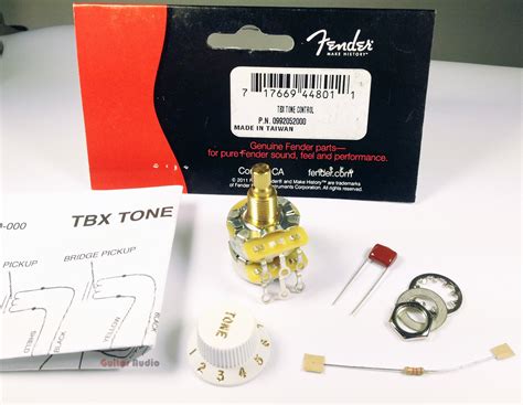 Genuine Fender Tbx Tone Control 250k 1 Meg Stacked Pot Potentiometer Kit Ebay