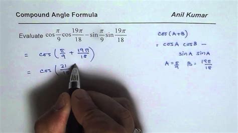 Evaluate Exact Value Of Trigonometric Expression With Compound Angle Formula Youtube