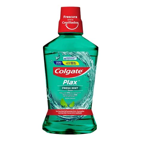 Enjuague Bucal Colgate Plax Fresh Mint Sin Alcohol 500ml