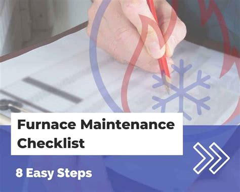 Furnace Maintenance Checklist Easy Steps Hvac Training Shop