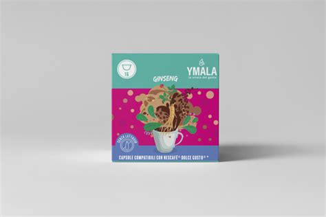 Ymala 16 Capsule Compatibili Nescafè Ginseng Senza Lattosio