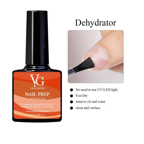 Nail Prep Dehydrator Primer Professional Natural Nail Temu Nail Primer For Acrylic Nails