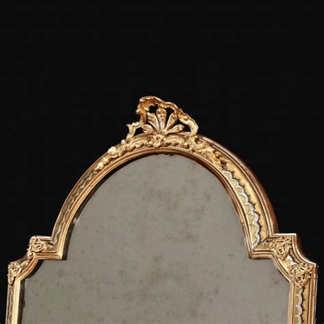 Miroir De Toilette En Marqueterie Boulle Orn De Bronze Cisel Et Dor