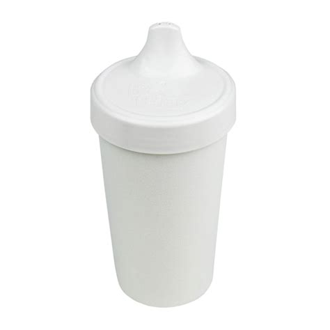 No Spill Sippy Cups White Set Of 12